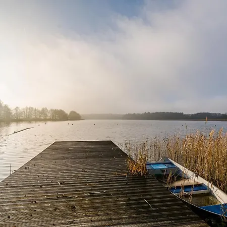 Naturpark-5 Sterne Ferienhaus-kamin-sauna-see