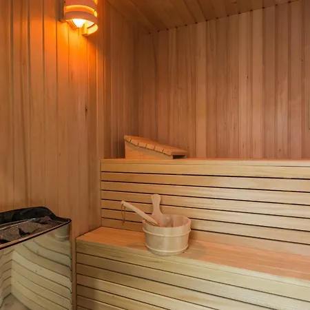 Naturpark-5 Sterne Ferienhaus-kamin-sauna-see Vakantiehuis Krakow am See